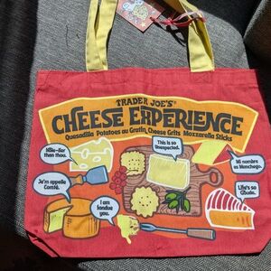 NEW Trader Joe's Cheese Tote Bag